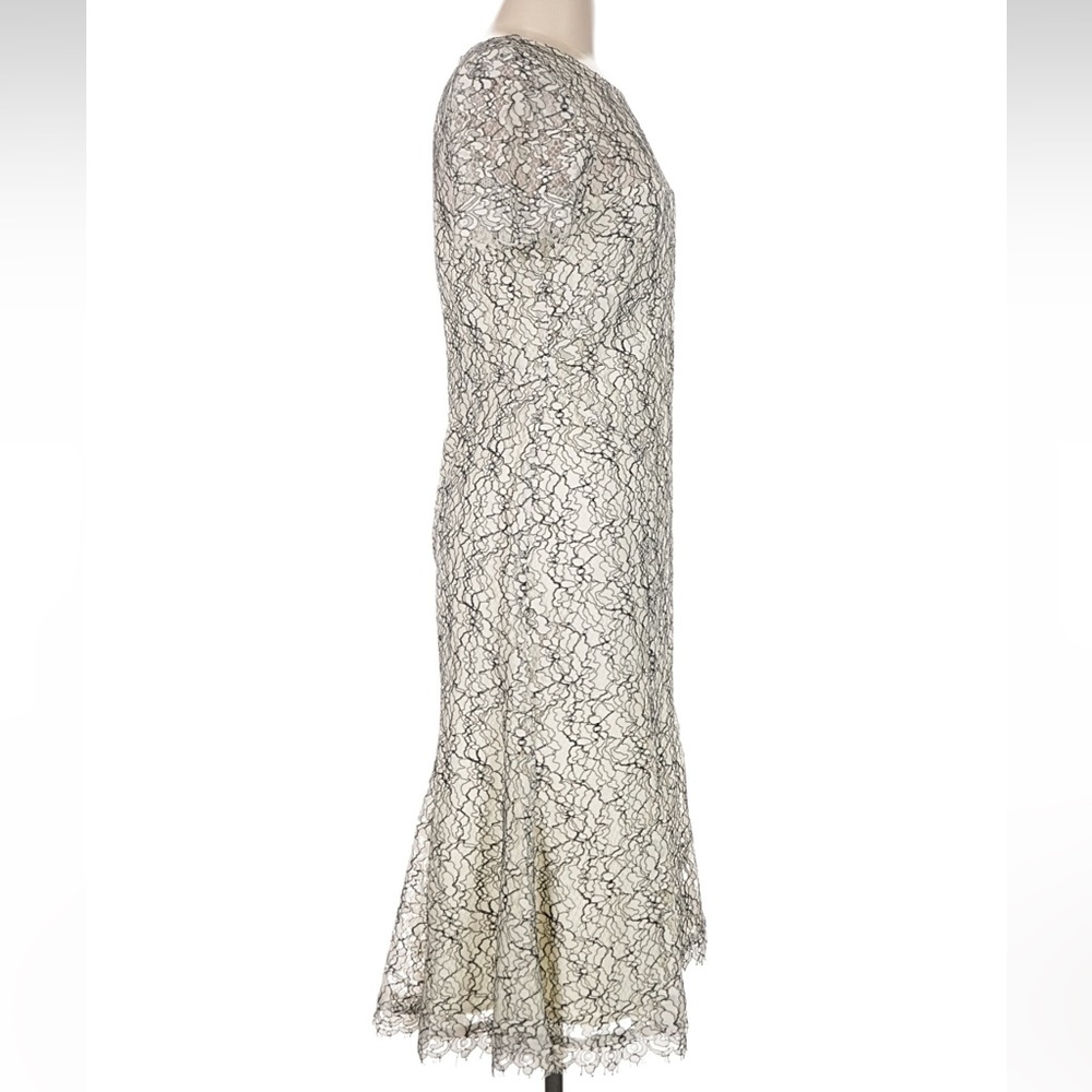 NWT Black and White Lace Maxi Dress - Picture 5 of 6